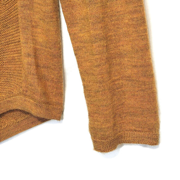 Eileen Fisher Royal Alpaca Wool Pointelle Knit Long Sleeve Sweater Size M - Picture 8 of 16